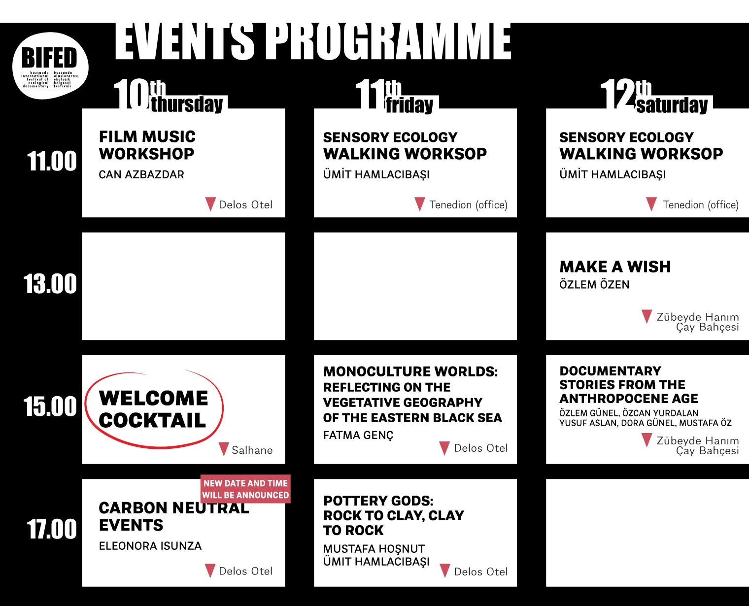 BIFED 2024 · Özgün etkinlik programı 2